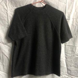 Ecobay ribbed knit 3/4 sleeves shirt woman’s med euc